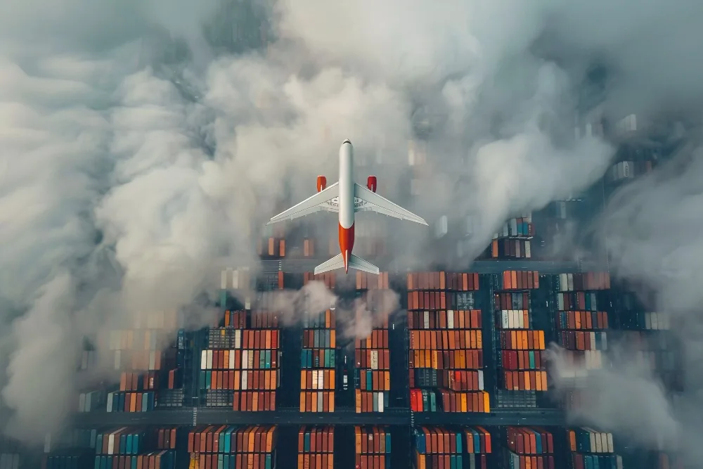 Air cargo and logistics network for OM Air Express shipments